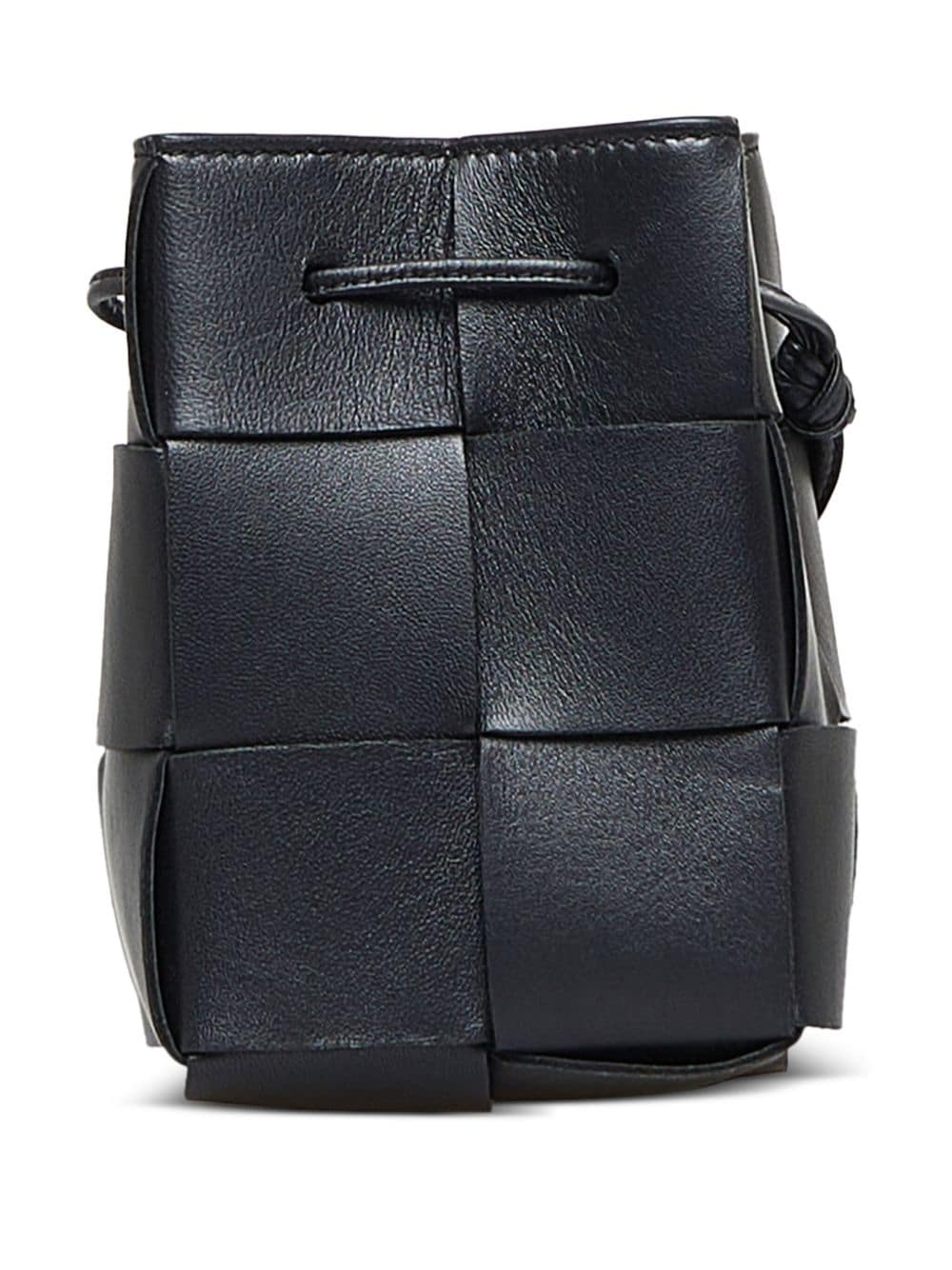 Bo*te*ga ve*ne*ta   mini intrecciato cassette bucket bag