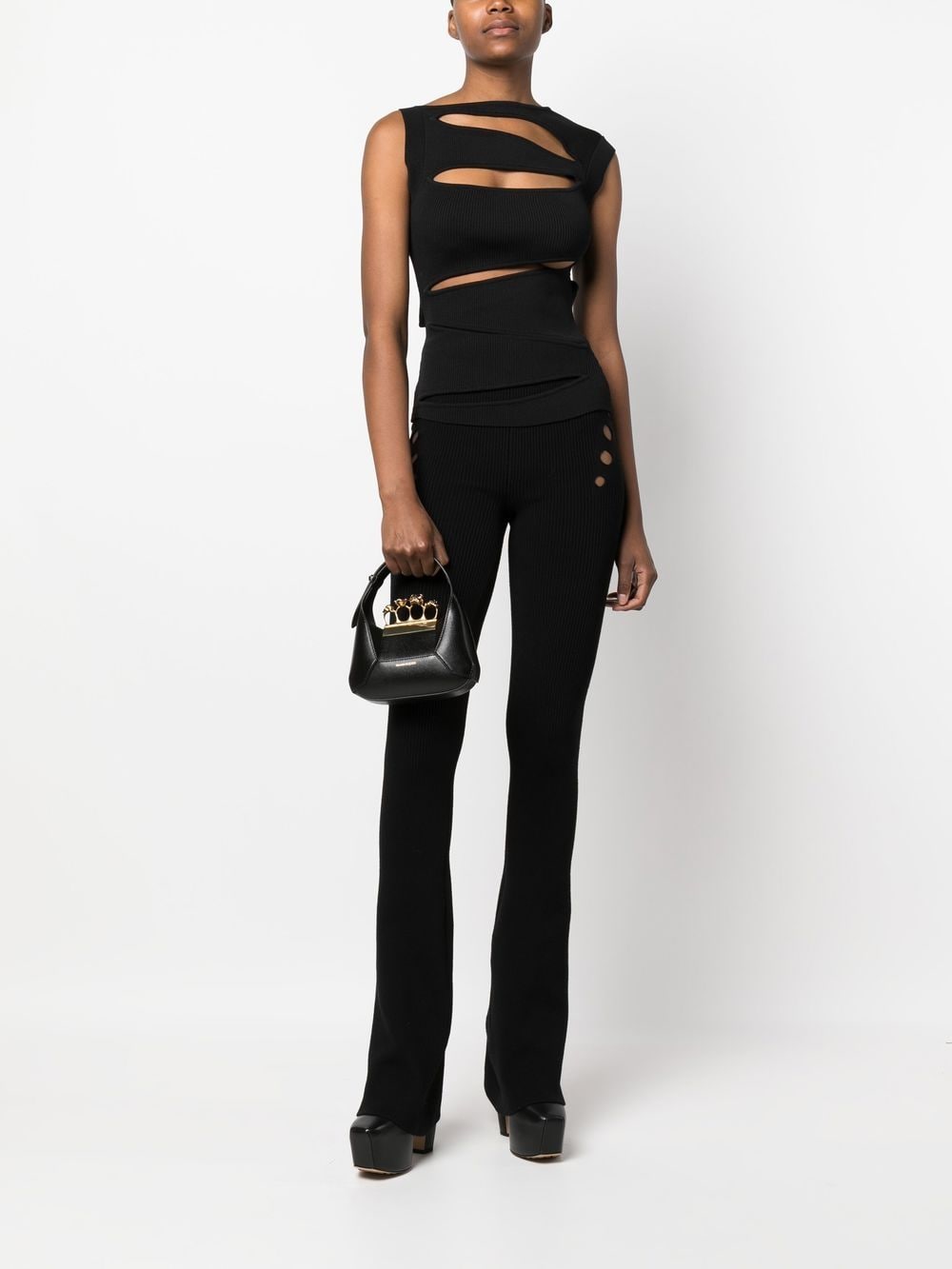 Alexander McQueen The Jewelled Hobo mini bag