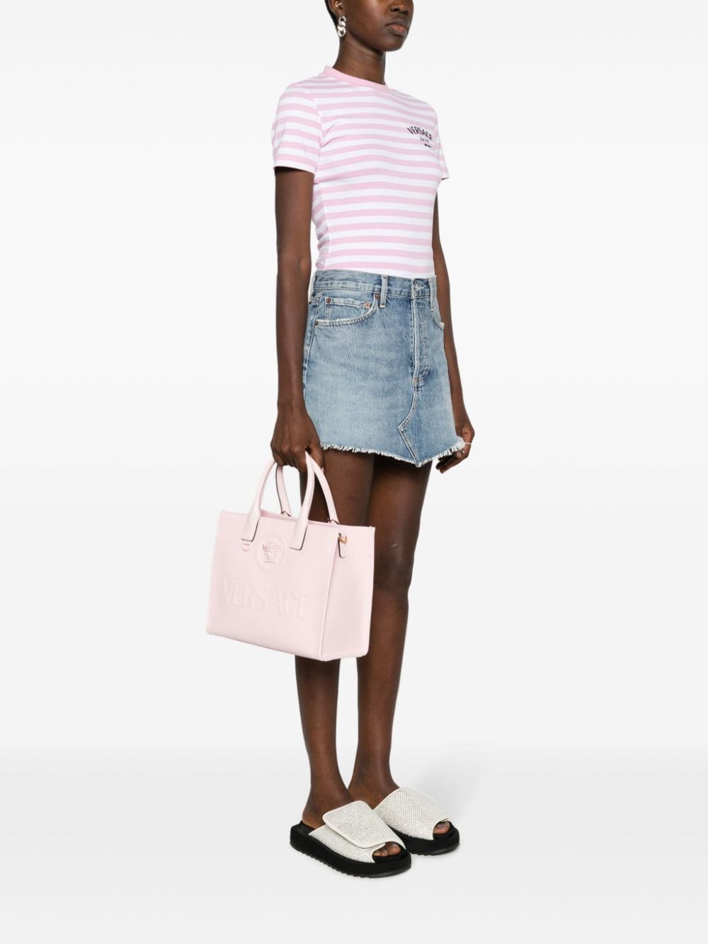 Versace small La Medusa canvas tote bag