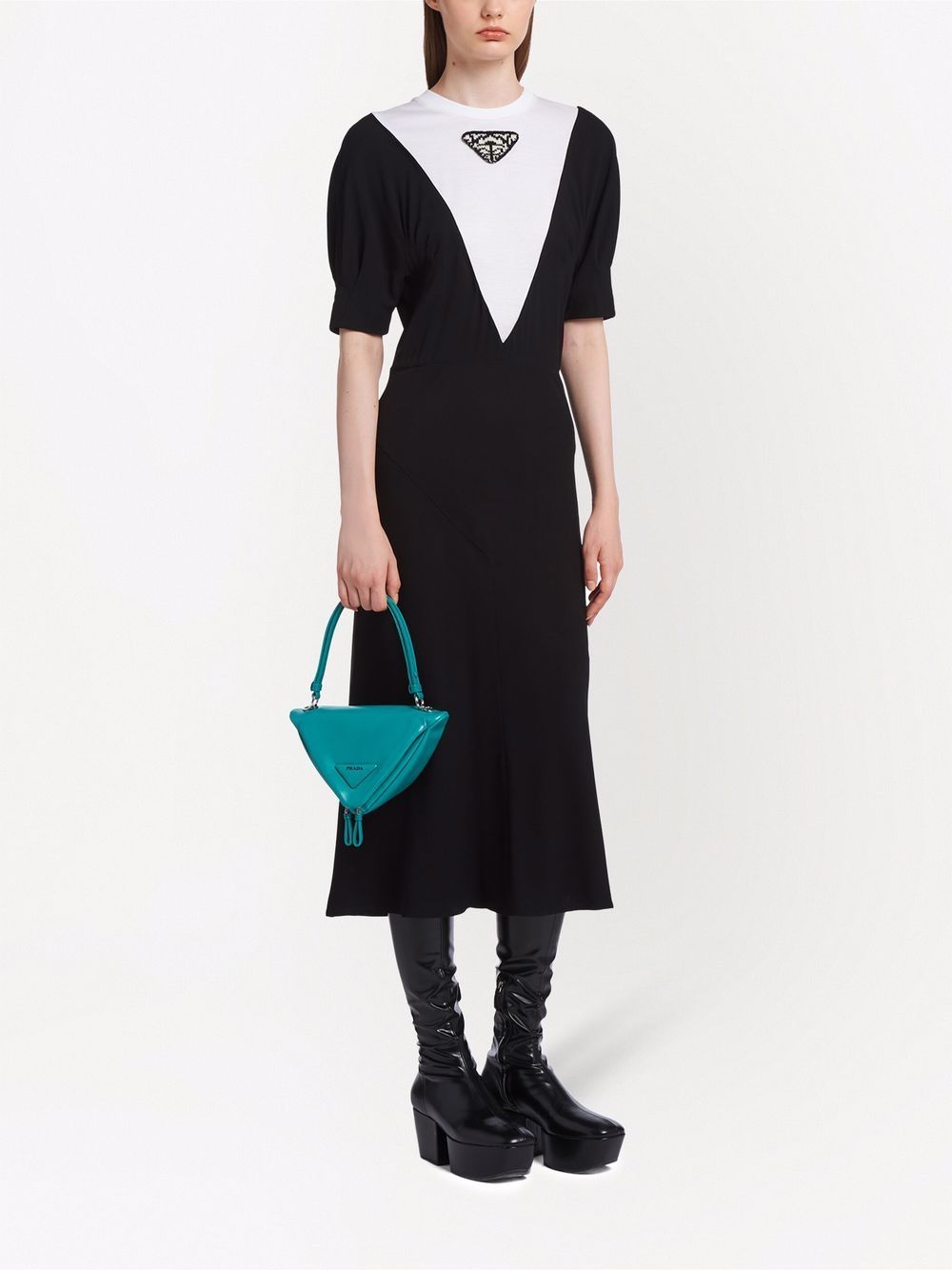 Pra*a triangle tote bag