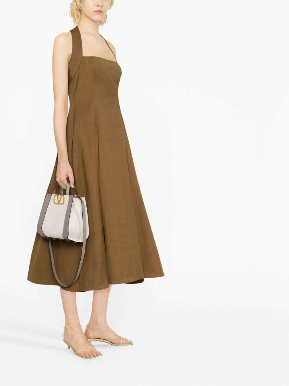 Valentino Garavani small VLogo canvas tote bag