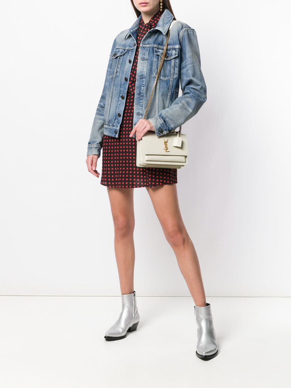 Saint Laurent Sunset logo shoulder bag