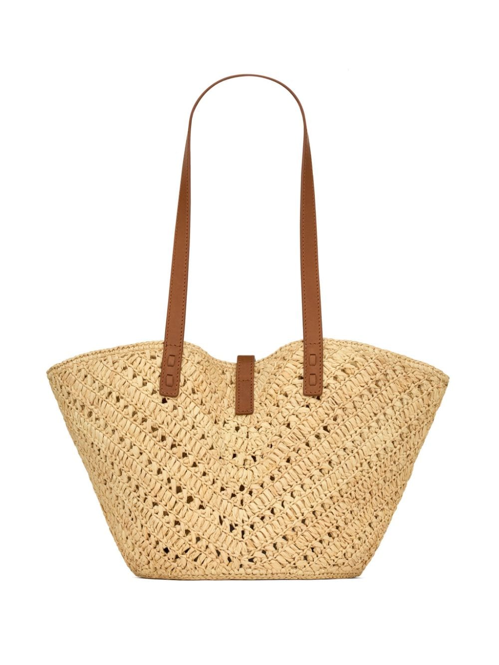 Saint Laurent medium Panier raffia tote bag