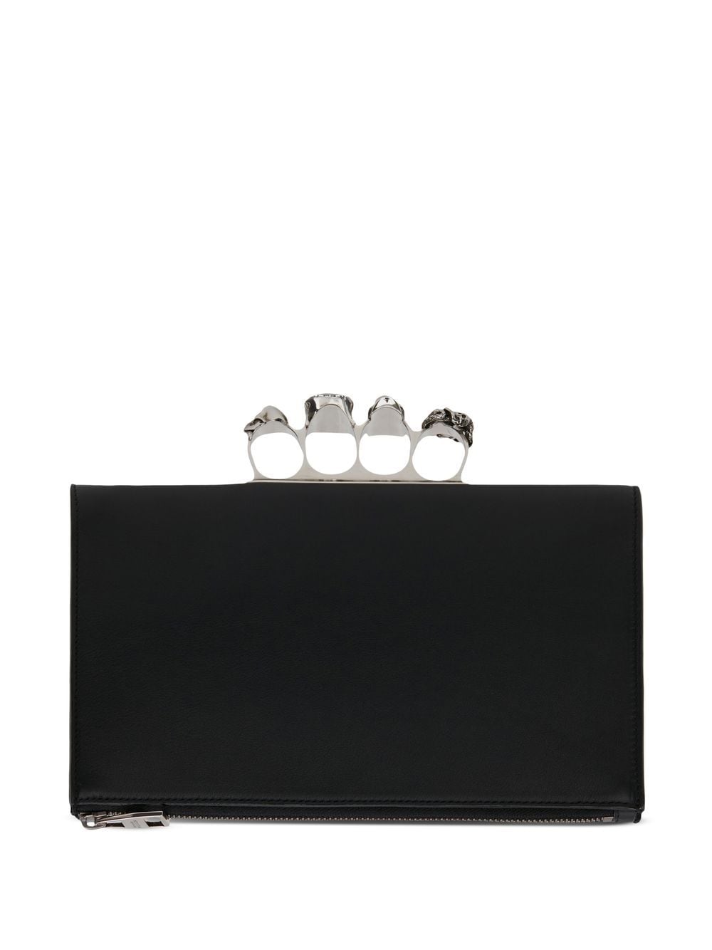 Alexander McQueen small Skull Four-Ring pouch