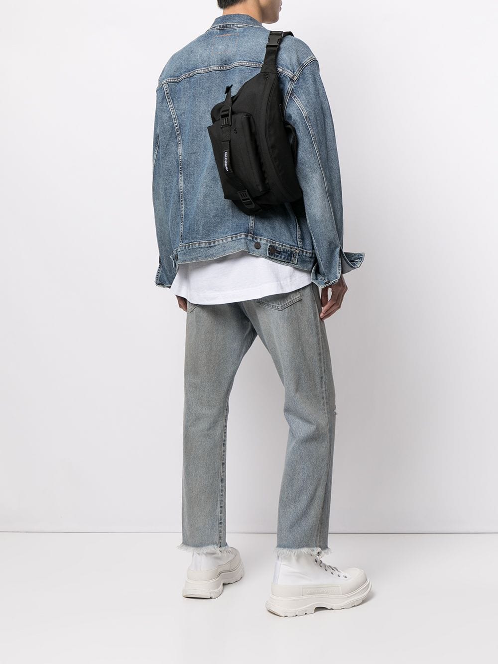 Ba*len*cia*ga army belt bag