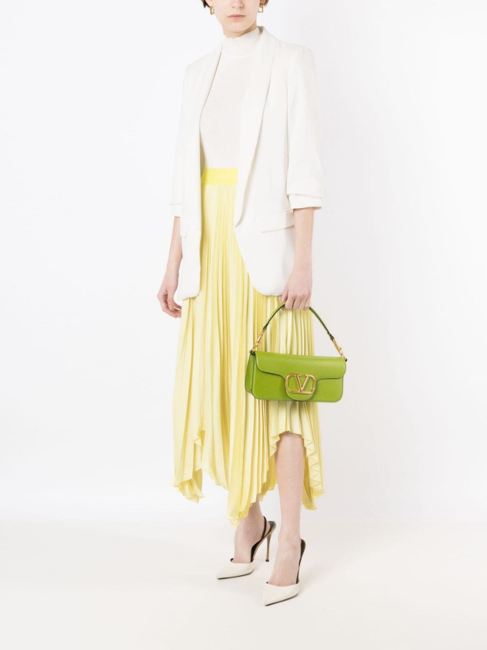 Valentino Garavani Locò leather shoulder bag