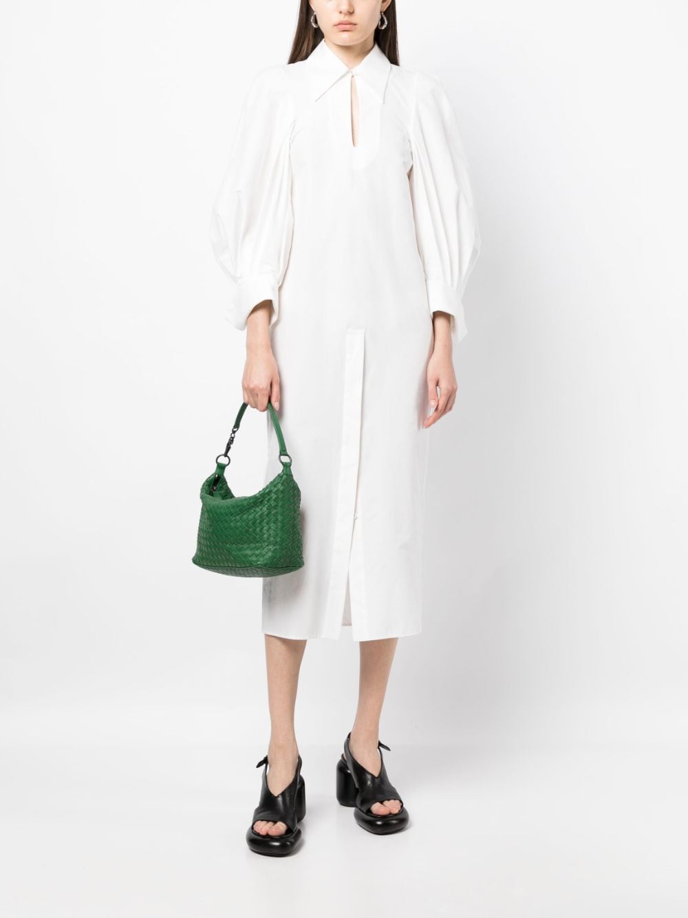 Bo*te*ga ve*ne*ta   intrecciato zipped handbag