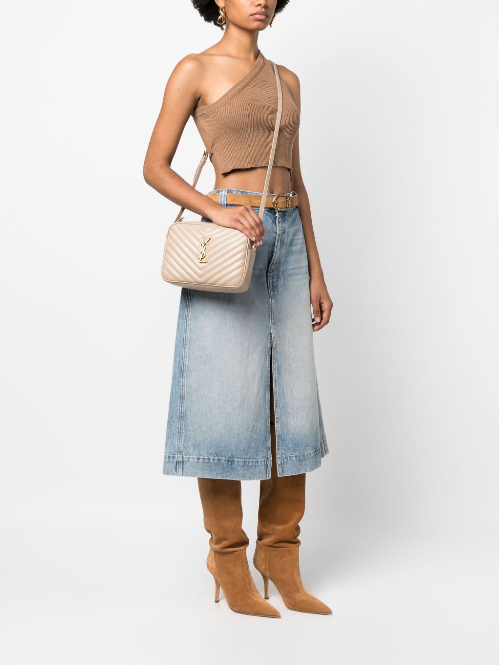 Saint Laurent Lou quilted crossbody bag