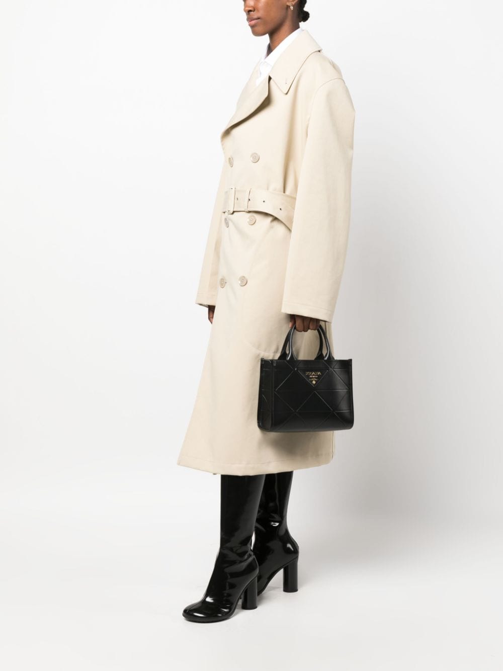 Pra*a small symbole tote bag