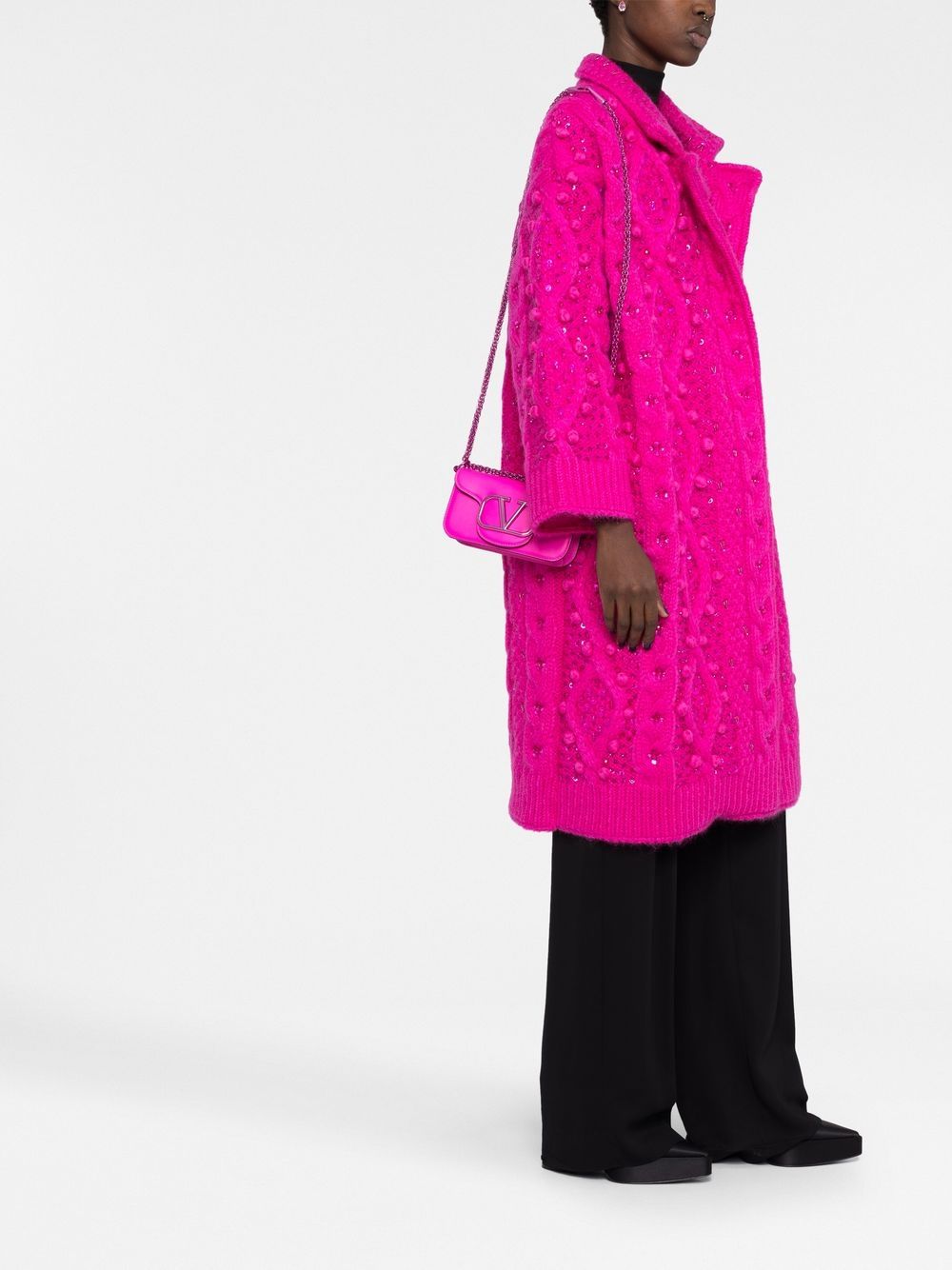 Valentino Garavani Locò logo-plaque shoulder bag