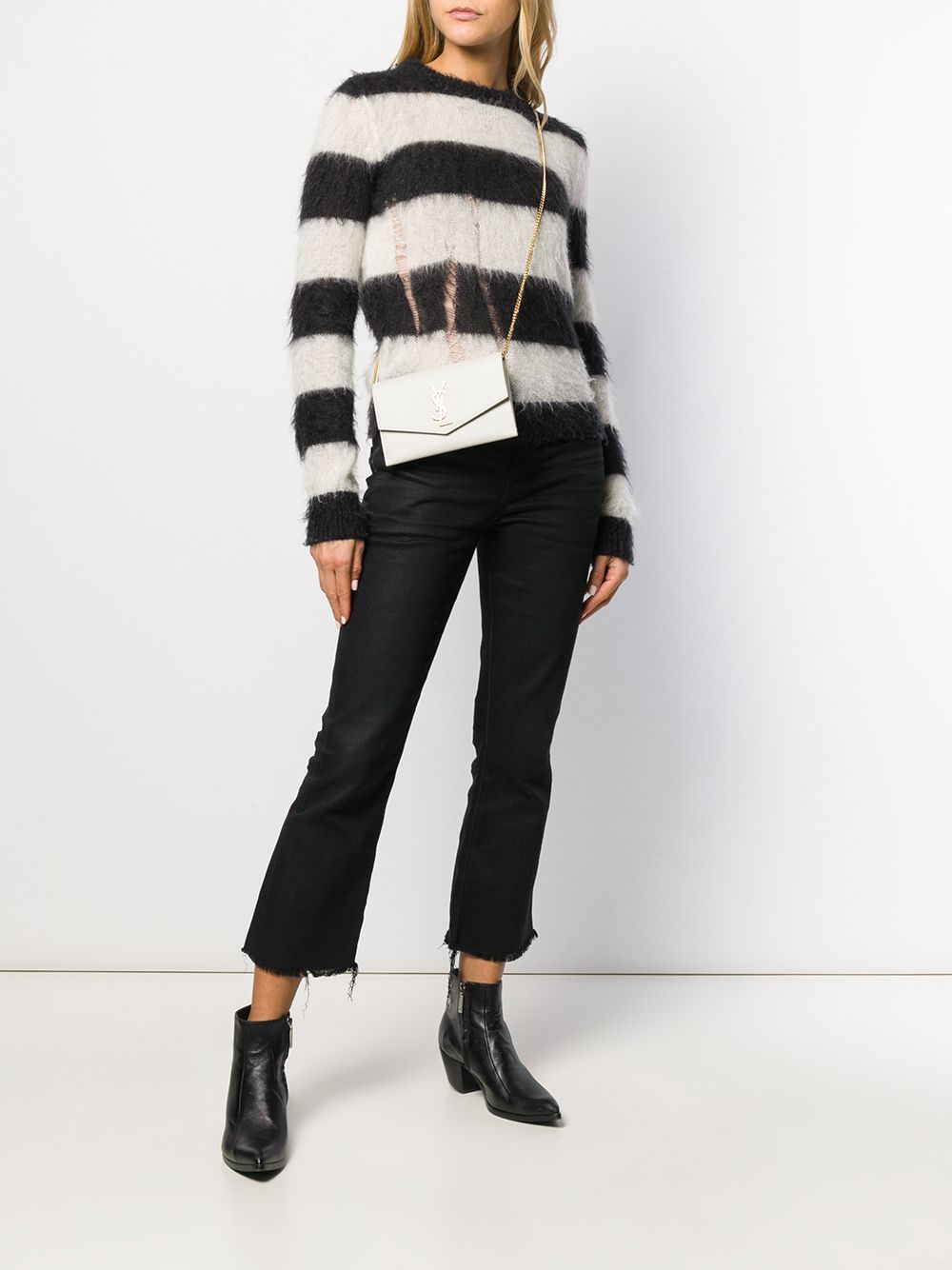 Saint Laurent Monogram envelope clutch bag