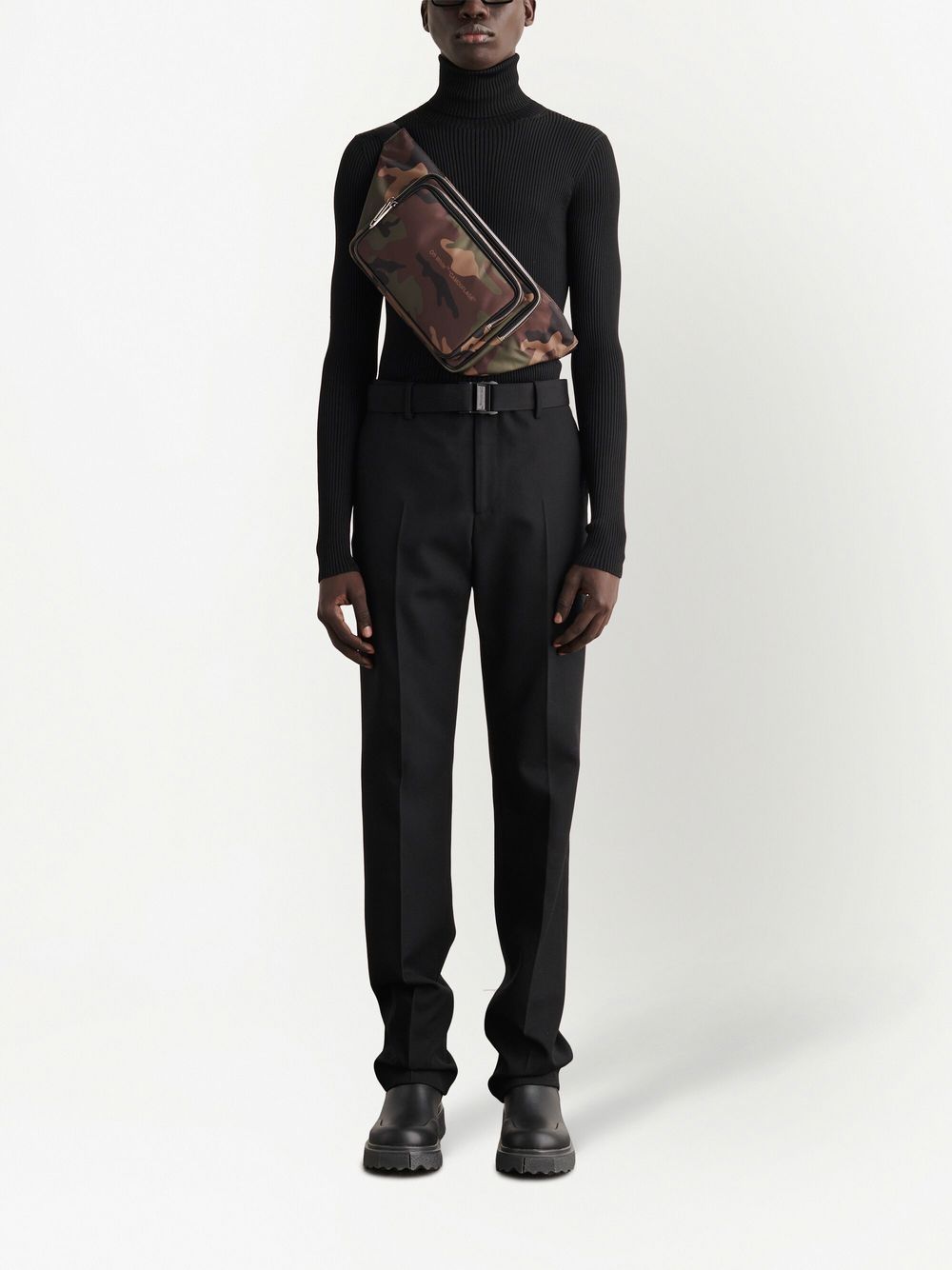 Off-White Arrows camouflage-print belt bag