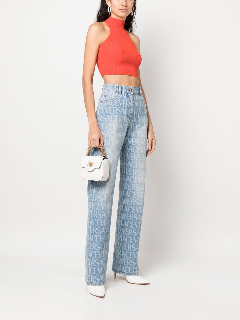 Versace La Medusa leather mini bag