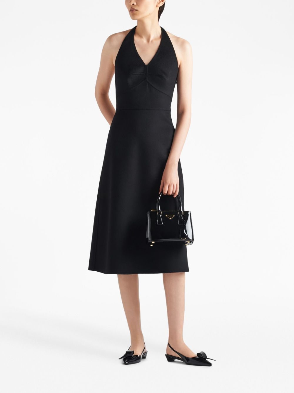 Pra*a galleria patent leather mini bag