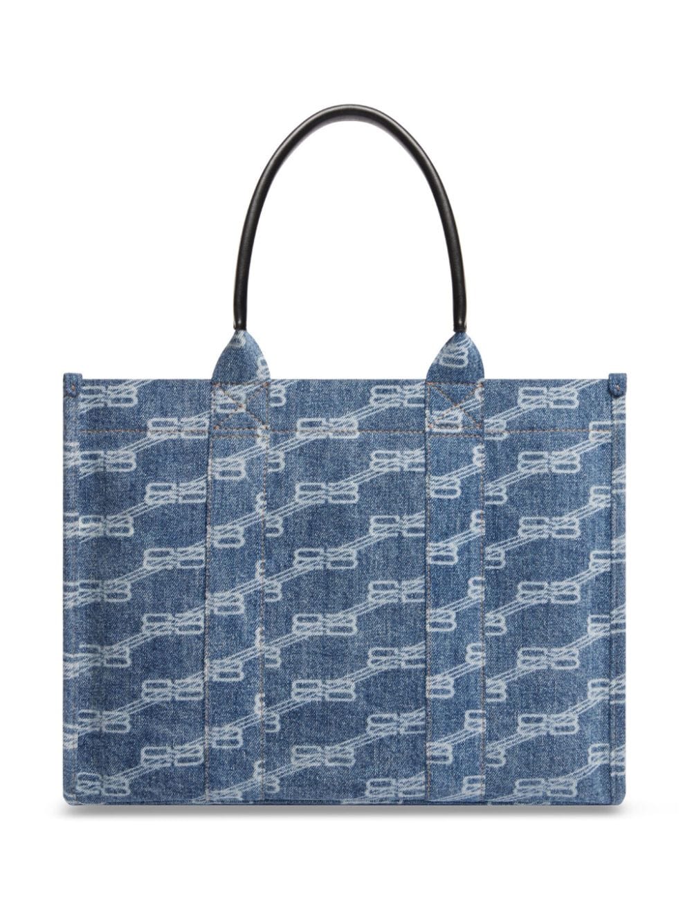 Ba*len*cia*ga hardware bb monogram-print tote bag