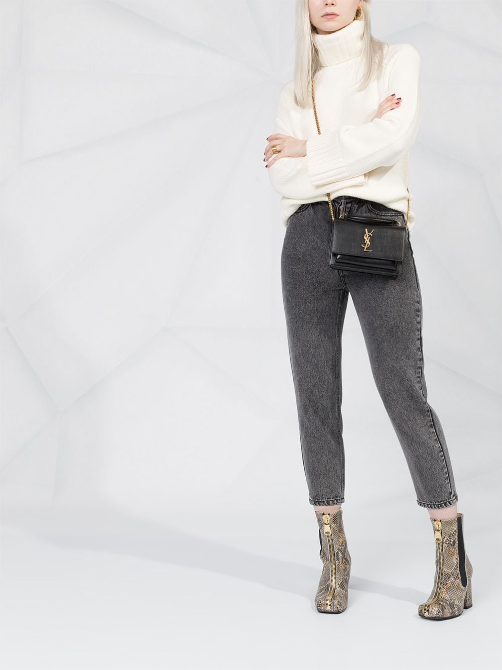 Saint Laurent Cassandra leather cross body bag