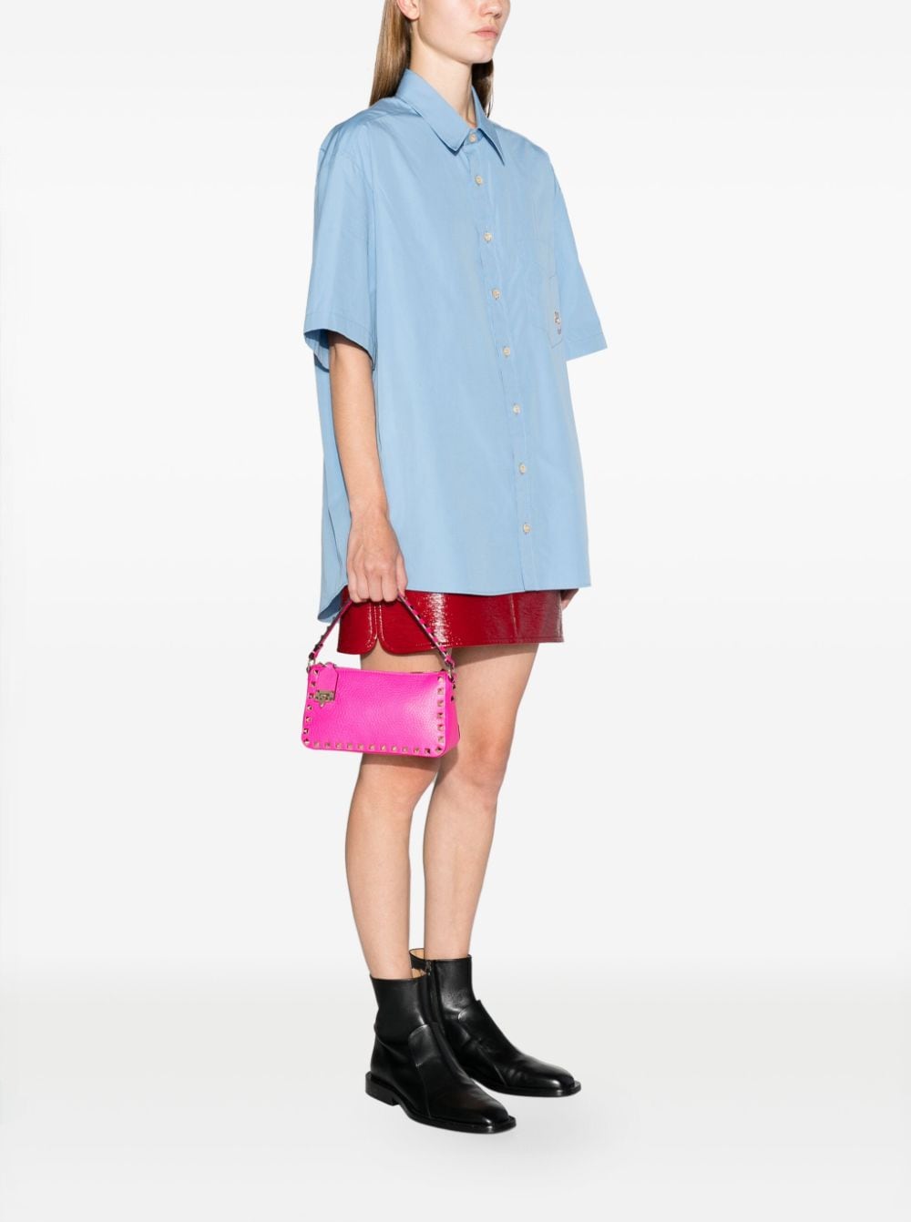 Valentino Garavani small Rockstud leather shoulder bag