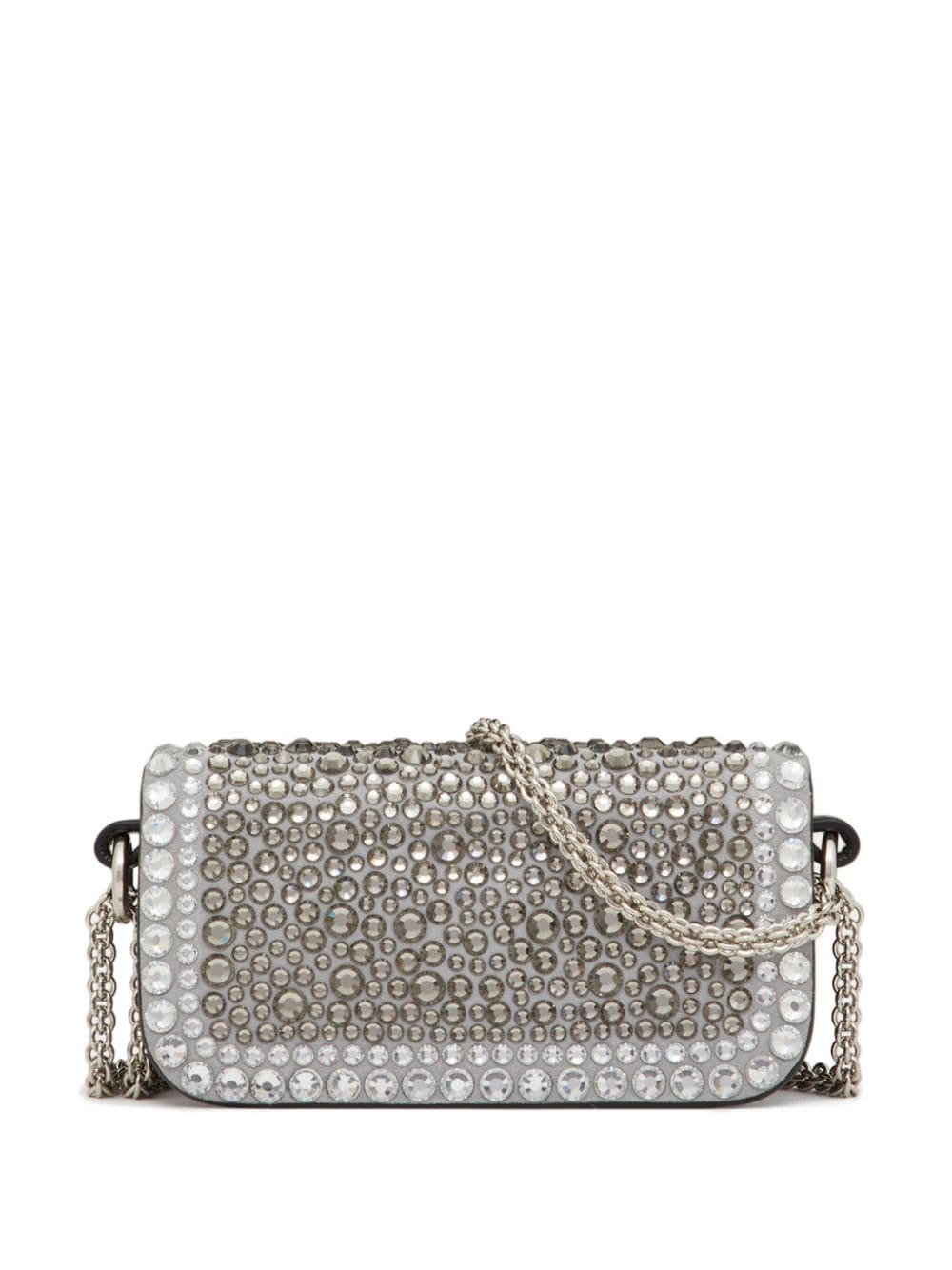 Valentino Garavani micro Locò rhinestone-embellished chain bag