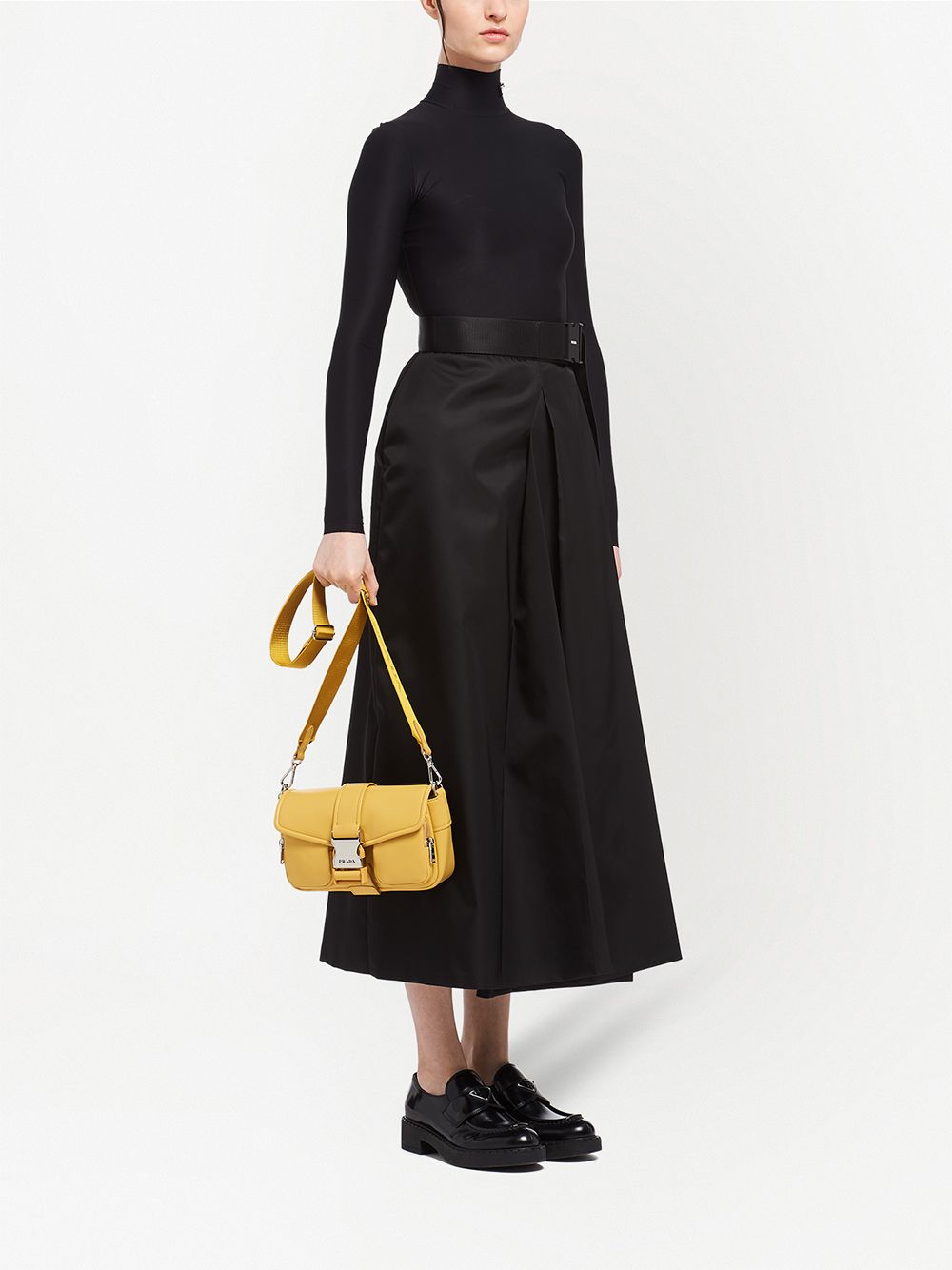 Pra*a buckle-detail leather bag