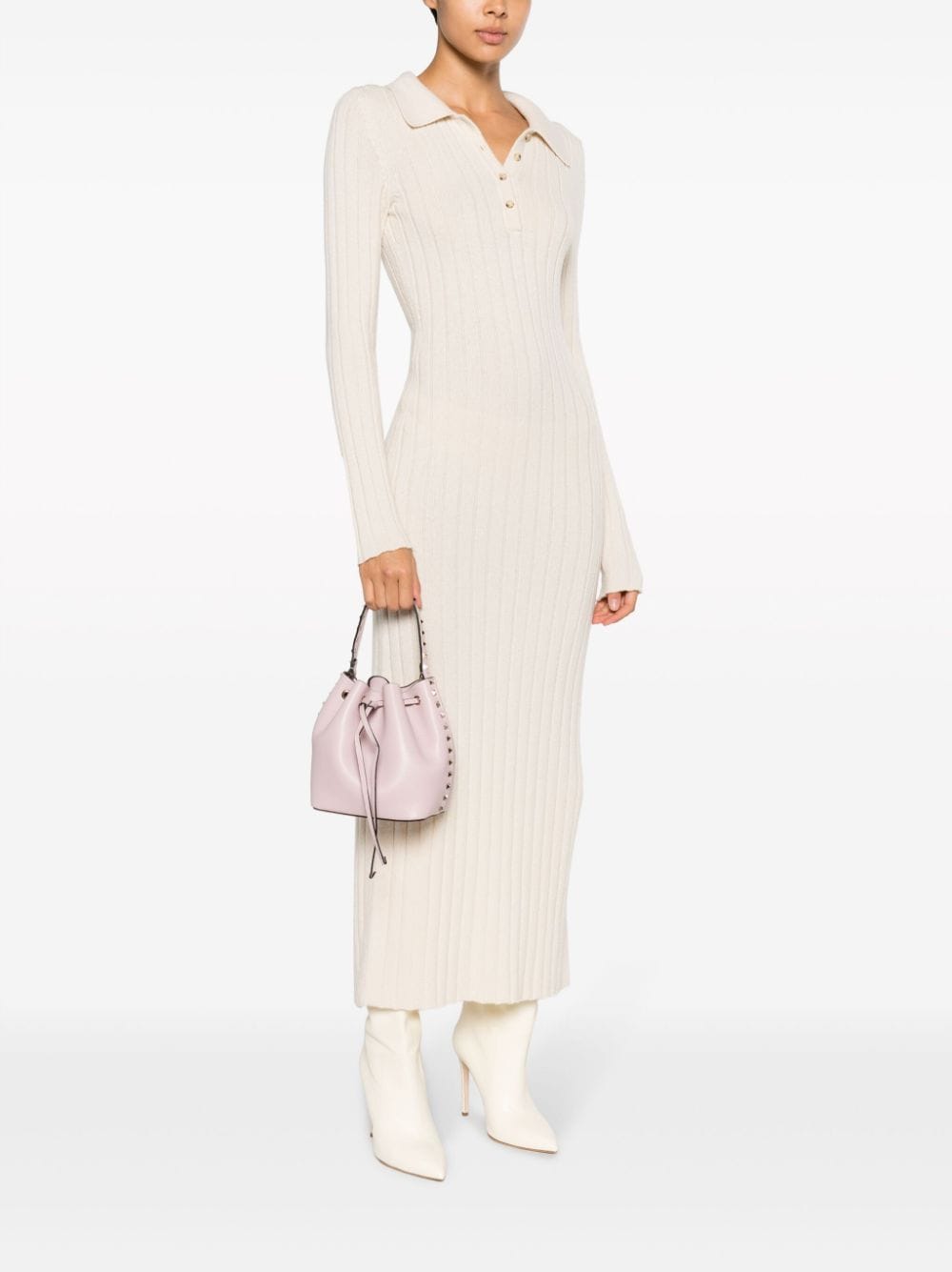 Valentino Garavani Rockstud leather bucket bag