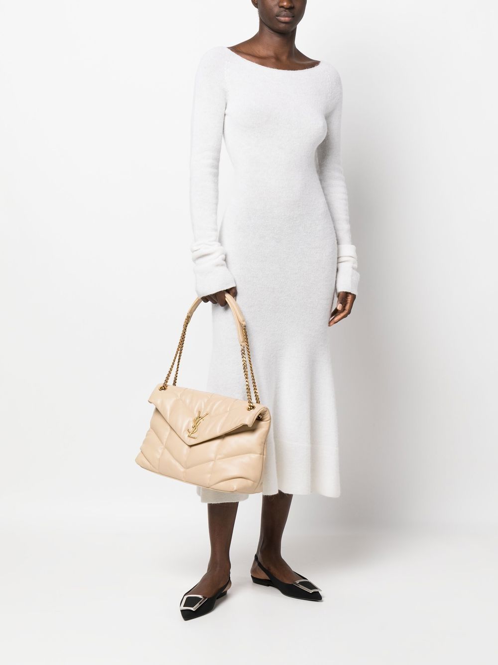 Saint Laurent Loulou quilted shoulder bag