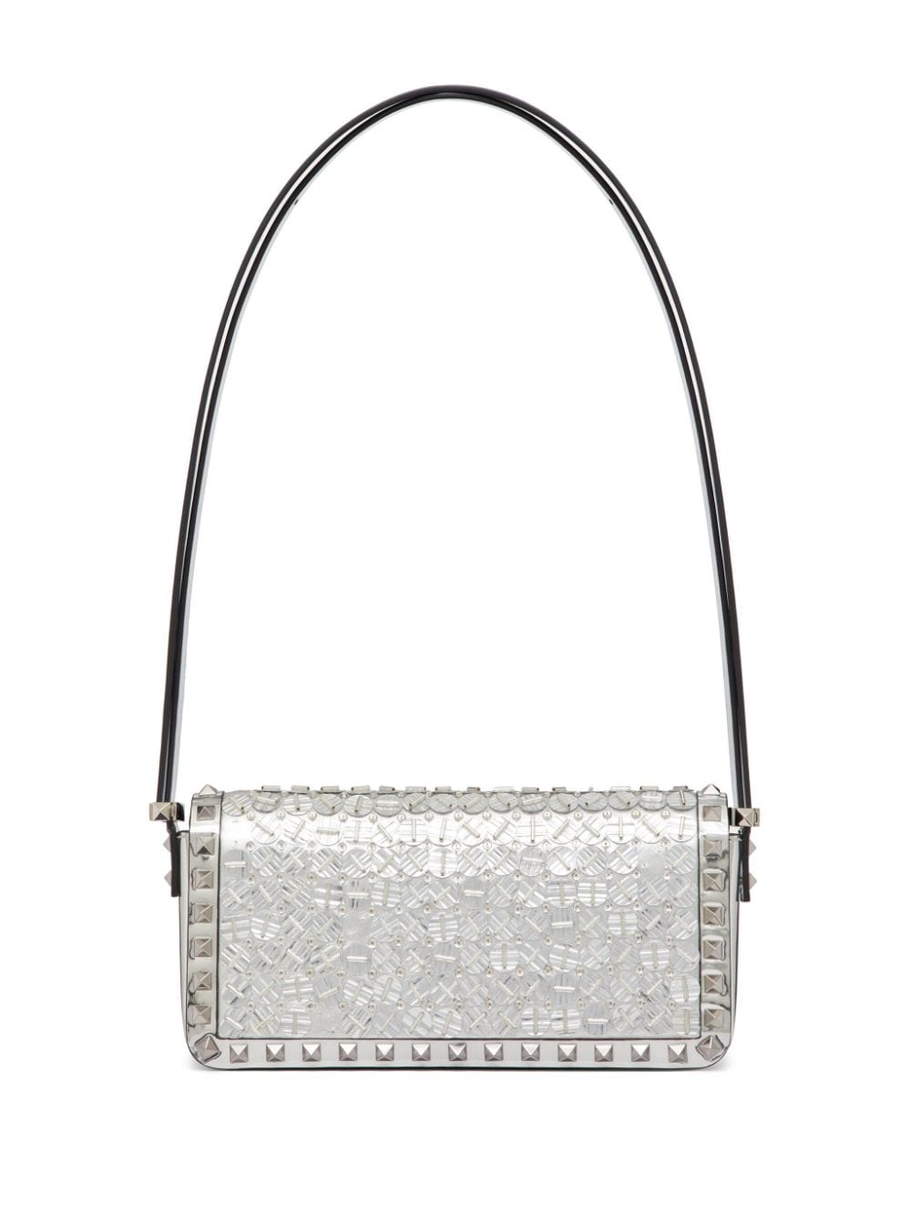 Valentino Garavani Rockstud23 E/W embroidered shoulder bag