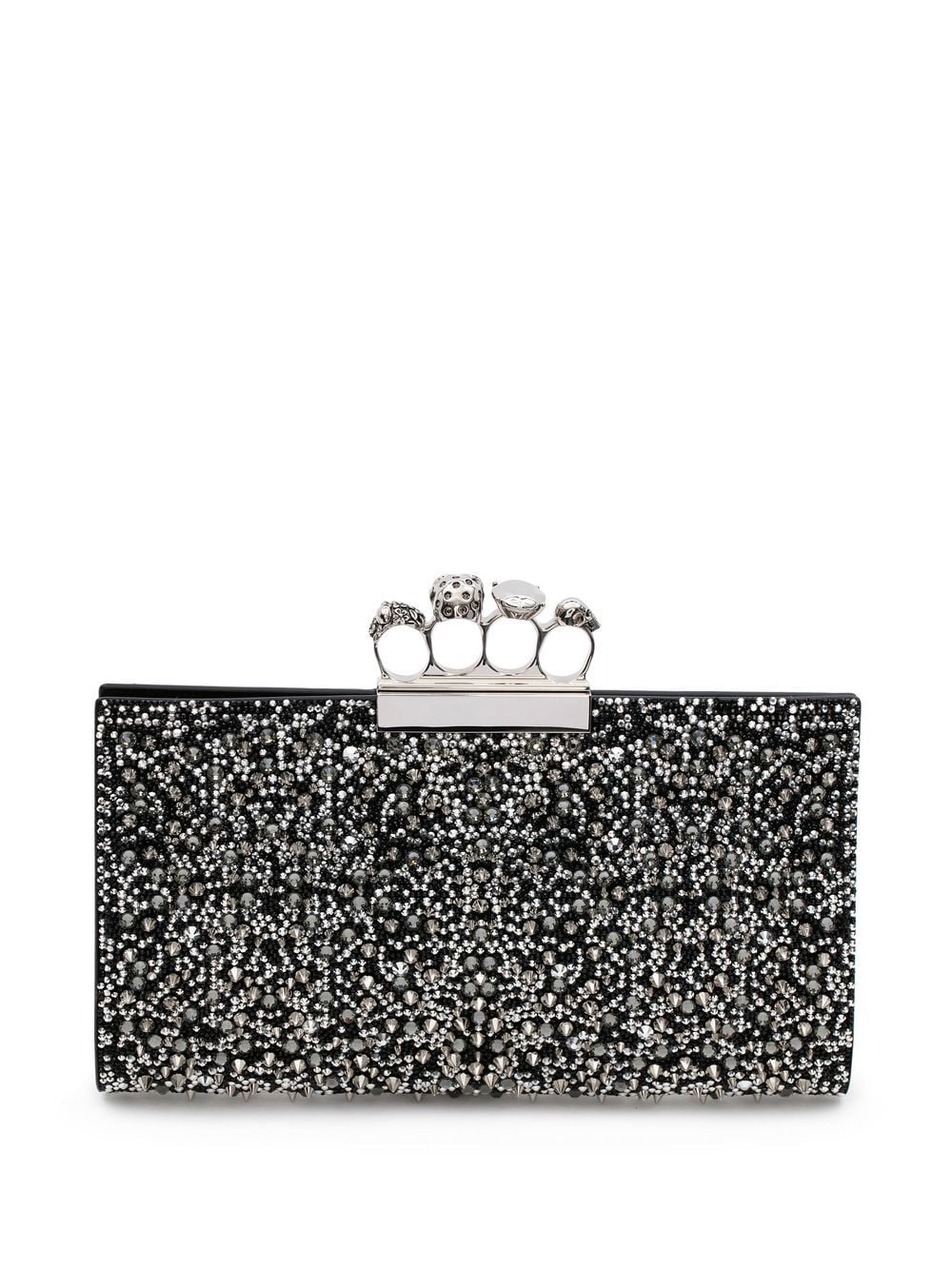 Alexander McQueen embellished-knuckle-clutch bag