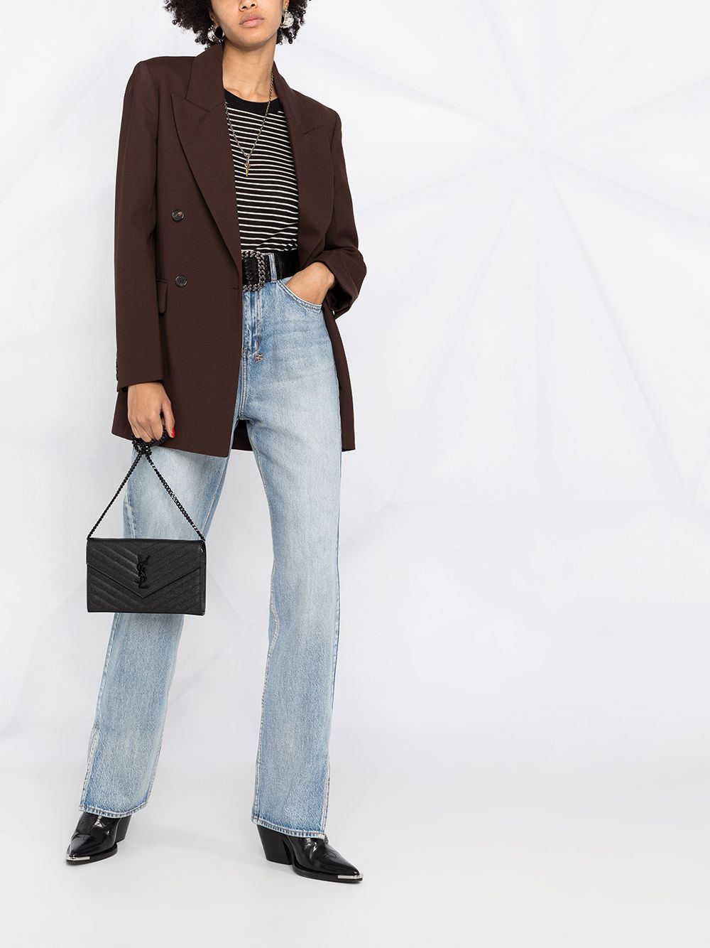 Saint Laurent Monogram chain wallet