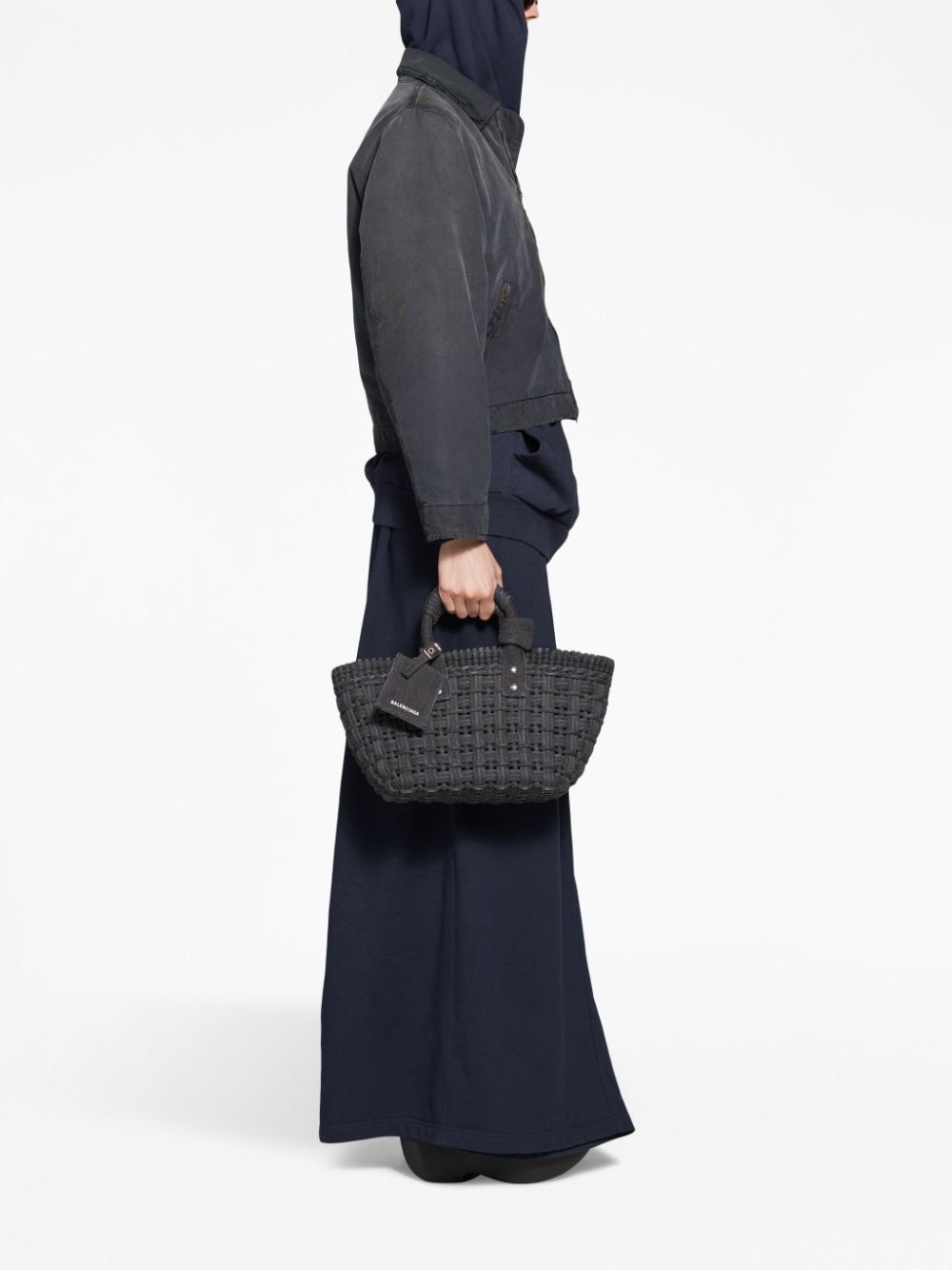 Ba*len*cia*ga xs bistro basket tote bag