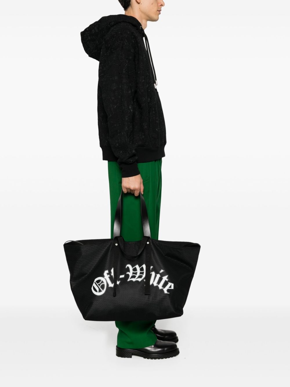 Off-White Day Off mesh tote bag