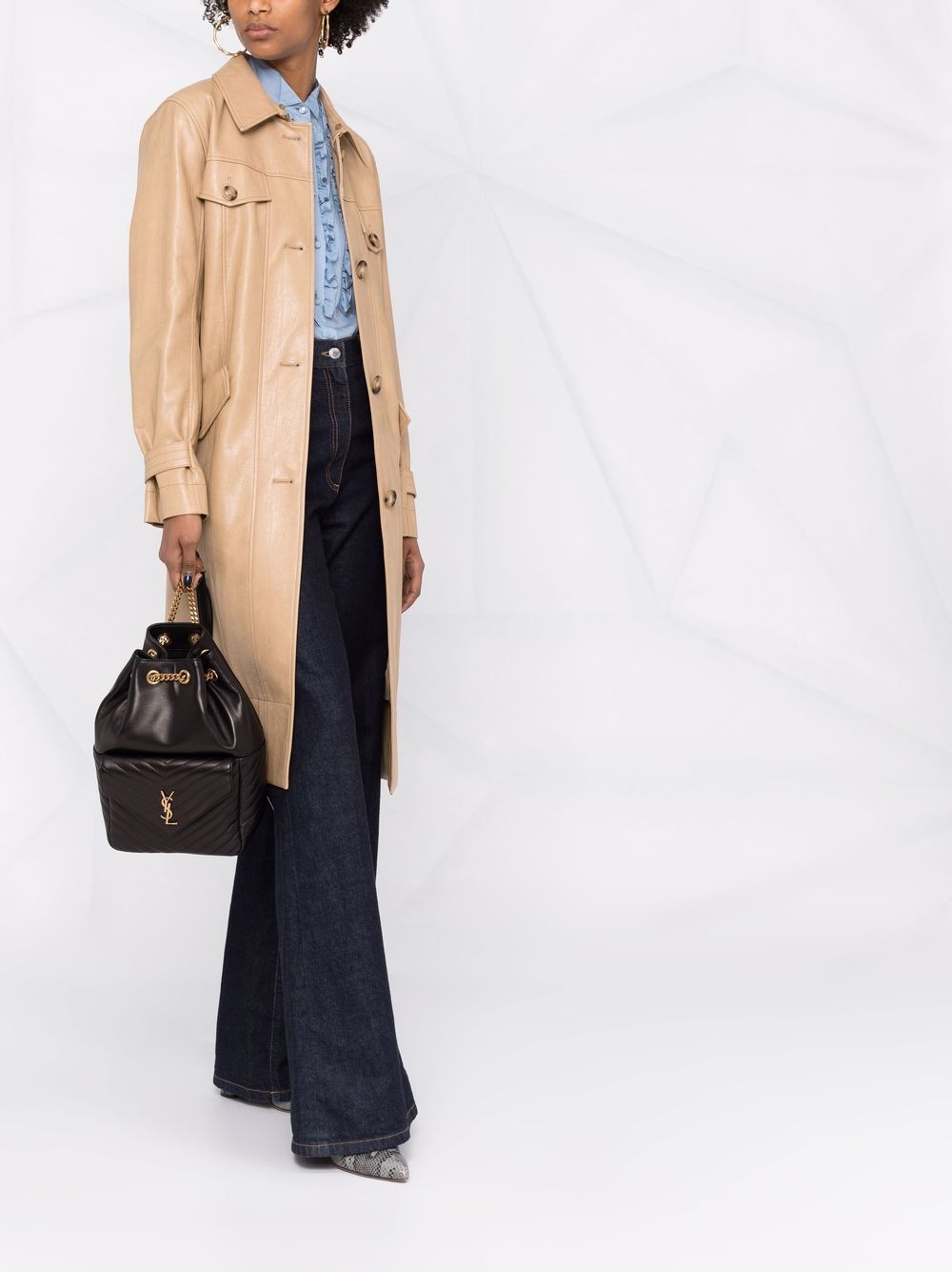 Saint Laurent Joe quilted backpack