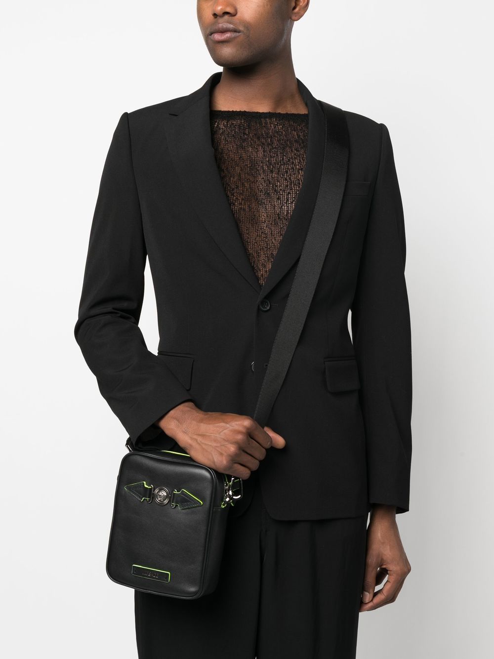 Versace Medusa Biggie leather crossbody bag