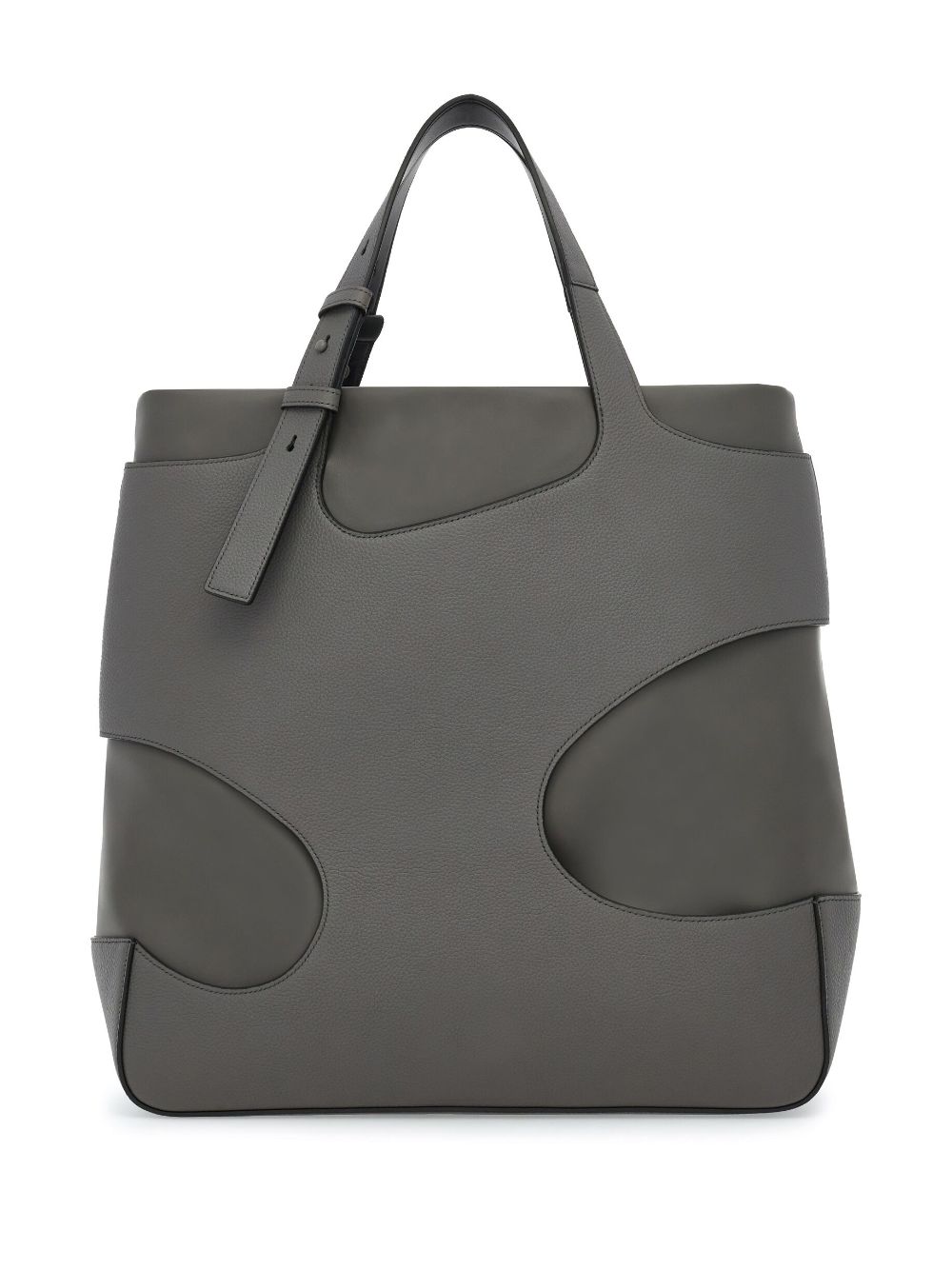 Ferragamo cut-out detail leather tote bag