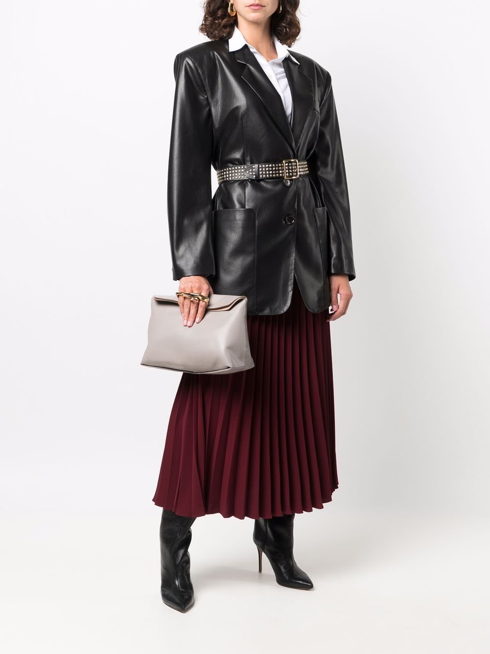 Alexander McQueen Story knuckleduster clutch bag