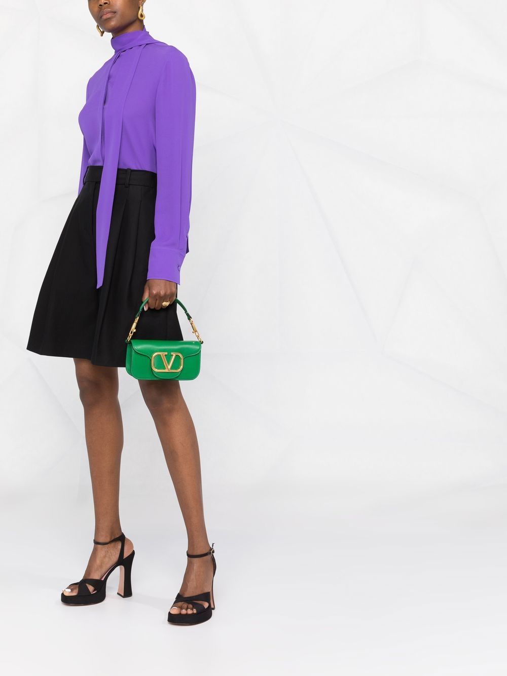 Valentino Garavani small Locò leather shoulder bag