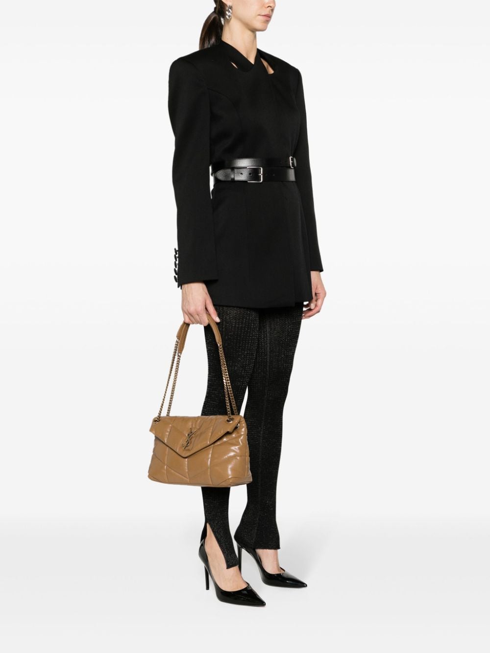 Saint Laurent small Puffer leather shoulder bag