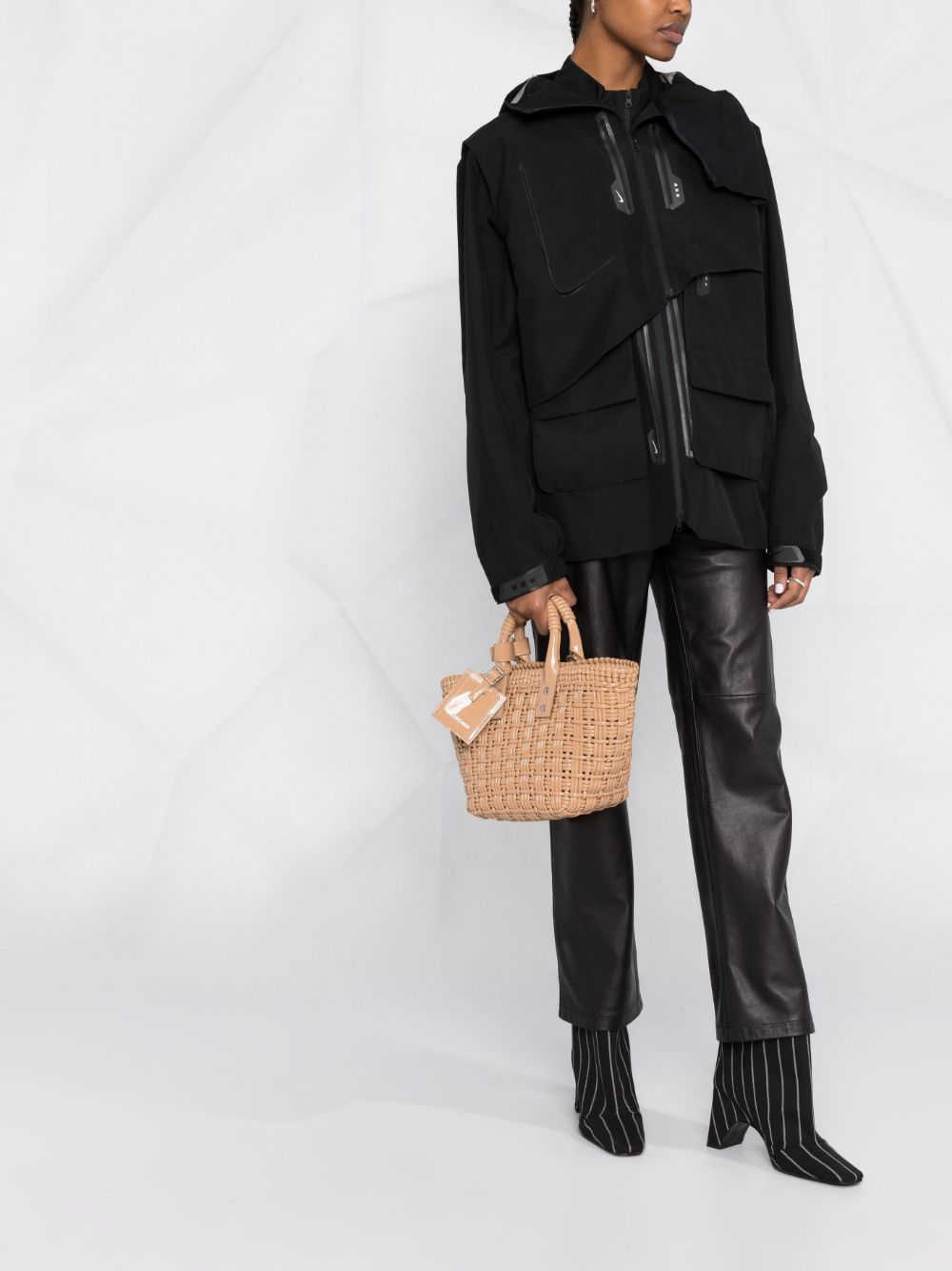 Ba*len*cia*ga xs bistro basket tote bag