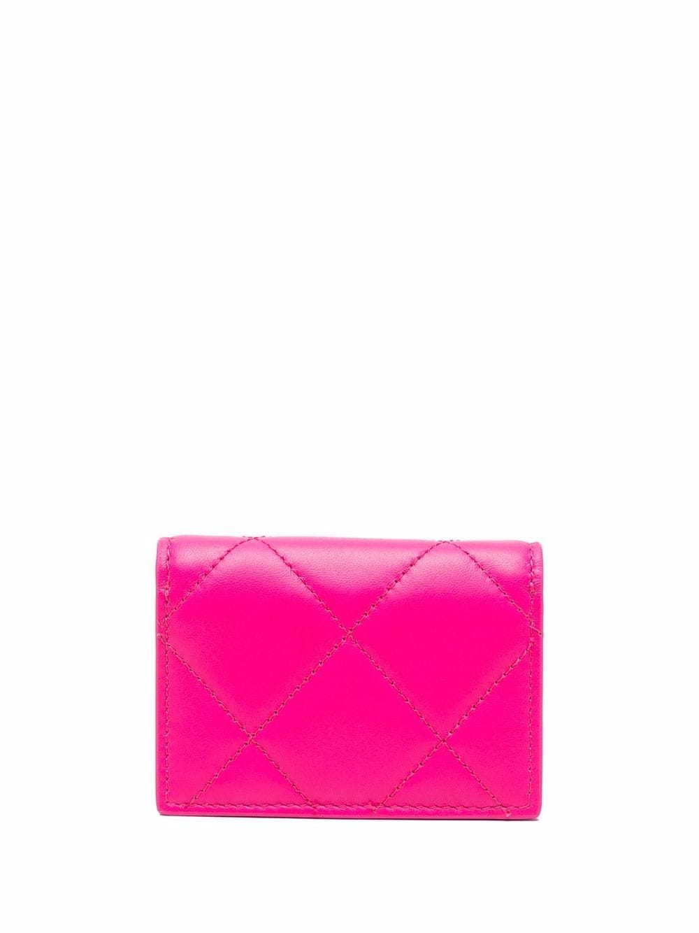 Alexander McQueen logo-graffiti quilted purse bag