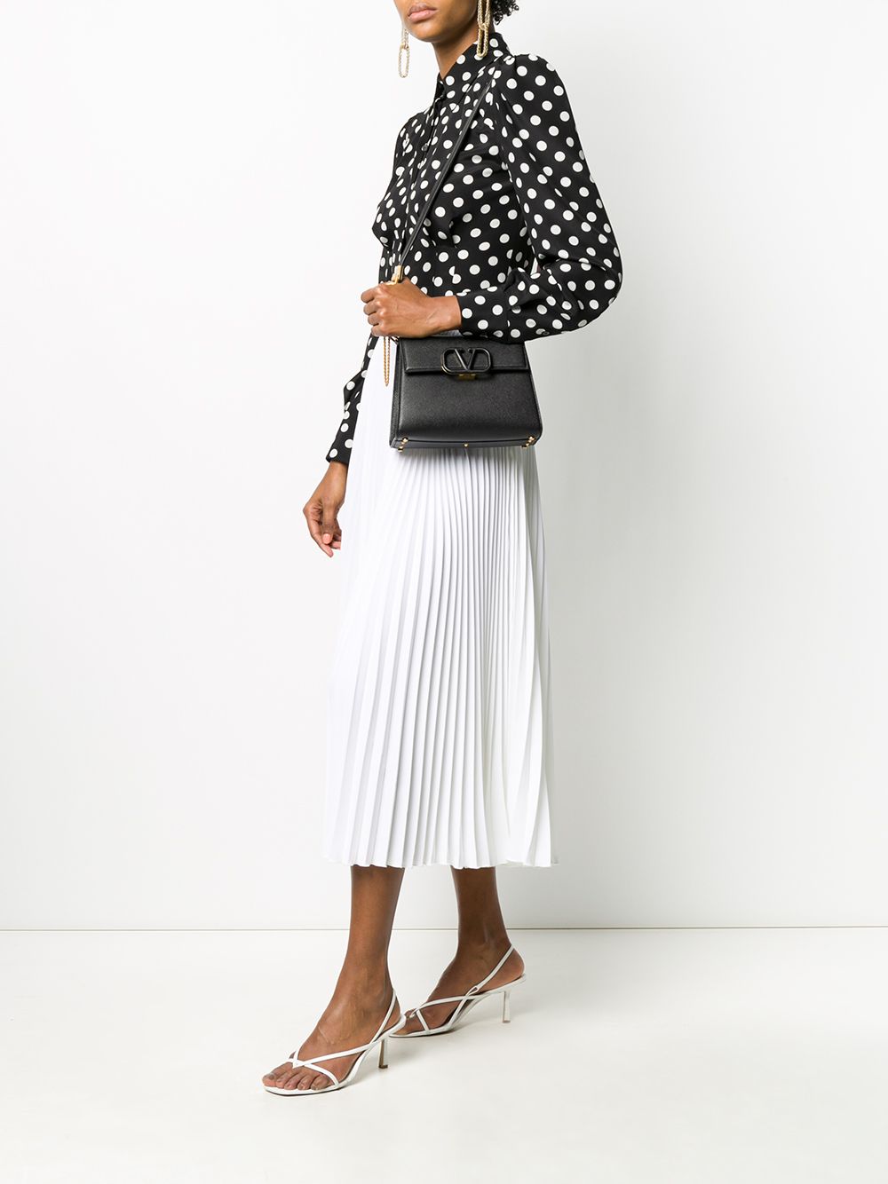 Valentino Garavani small VSling leather handbag