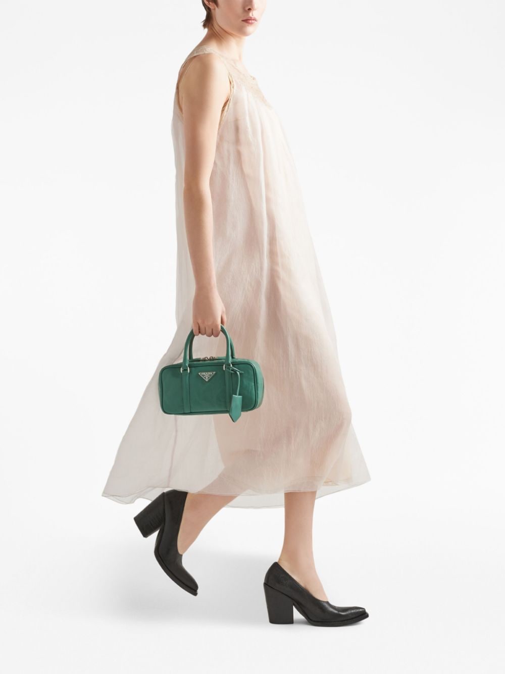 Pra*a small lambskin tote tbag