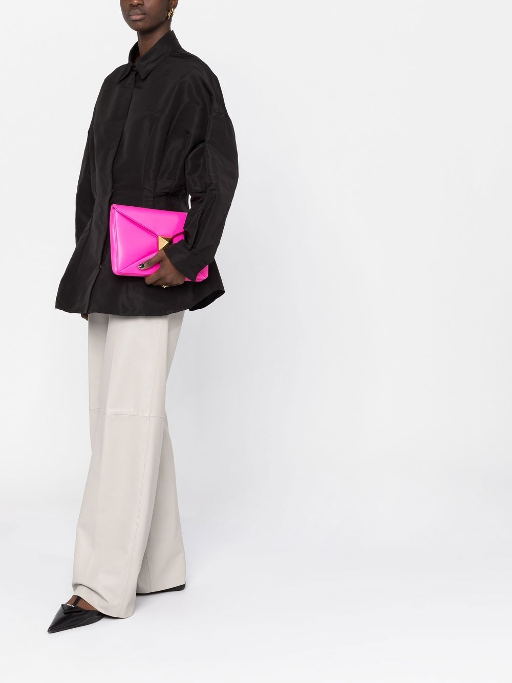 Valentino Garavani One Stud leather shoulder bag