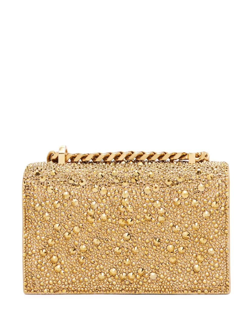 Alexander McQueen crystal-embellished crossbody bag