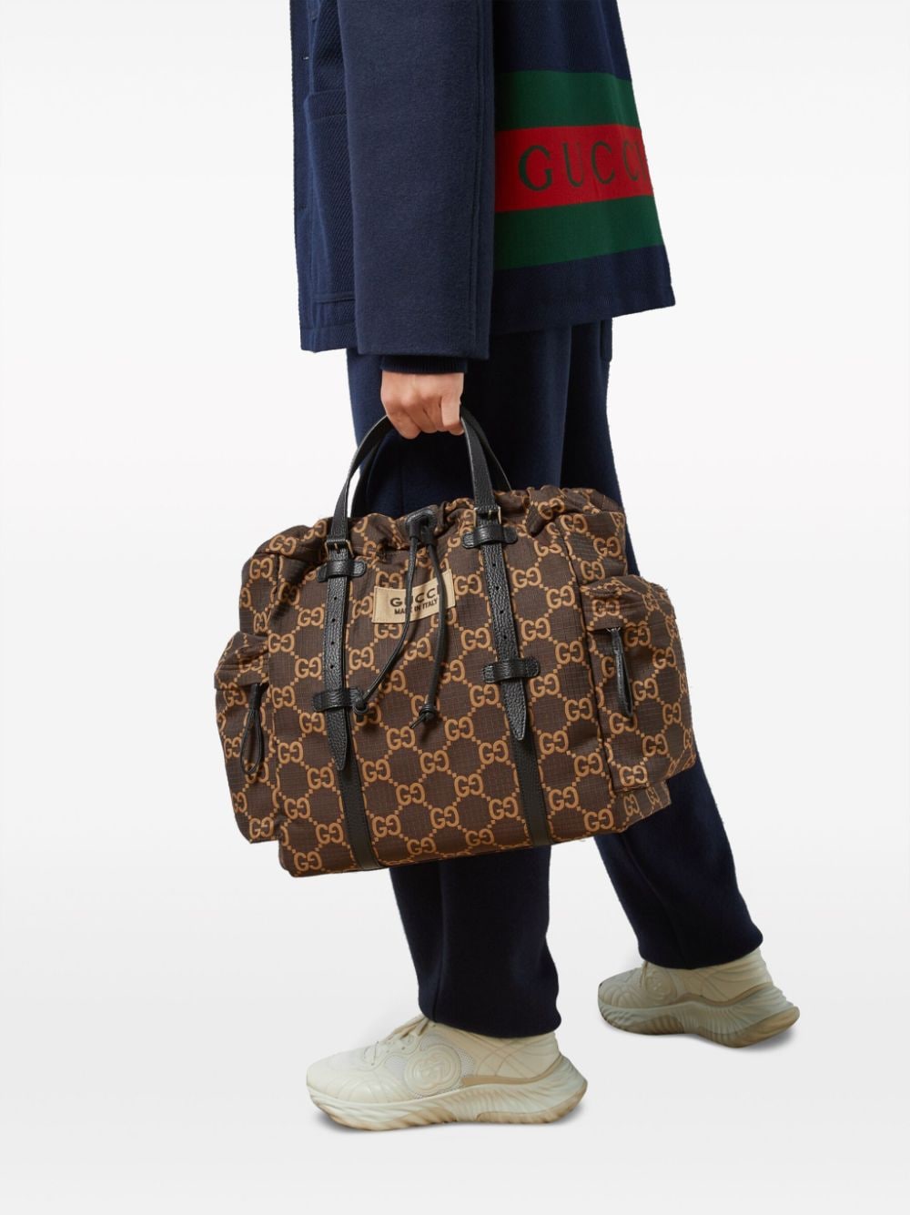 G*u*i medium gg recycled polyester tote bag