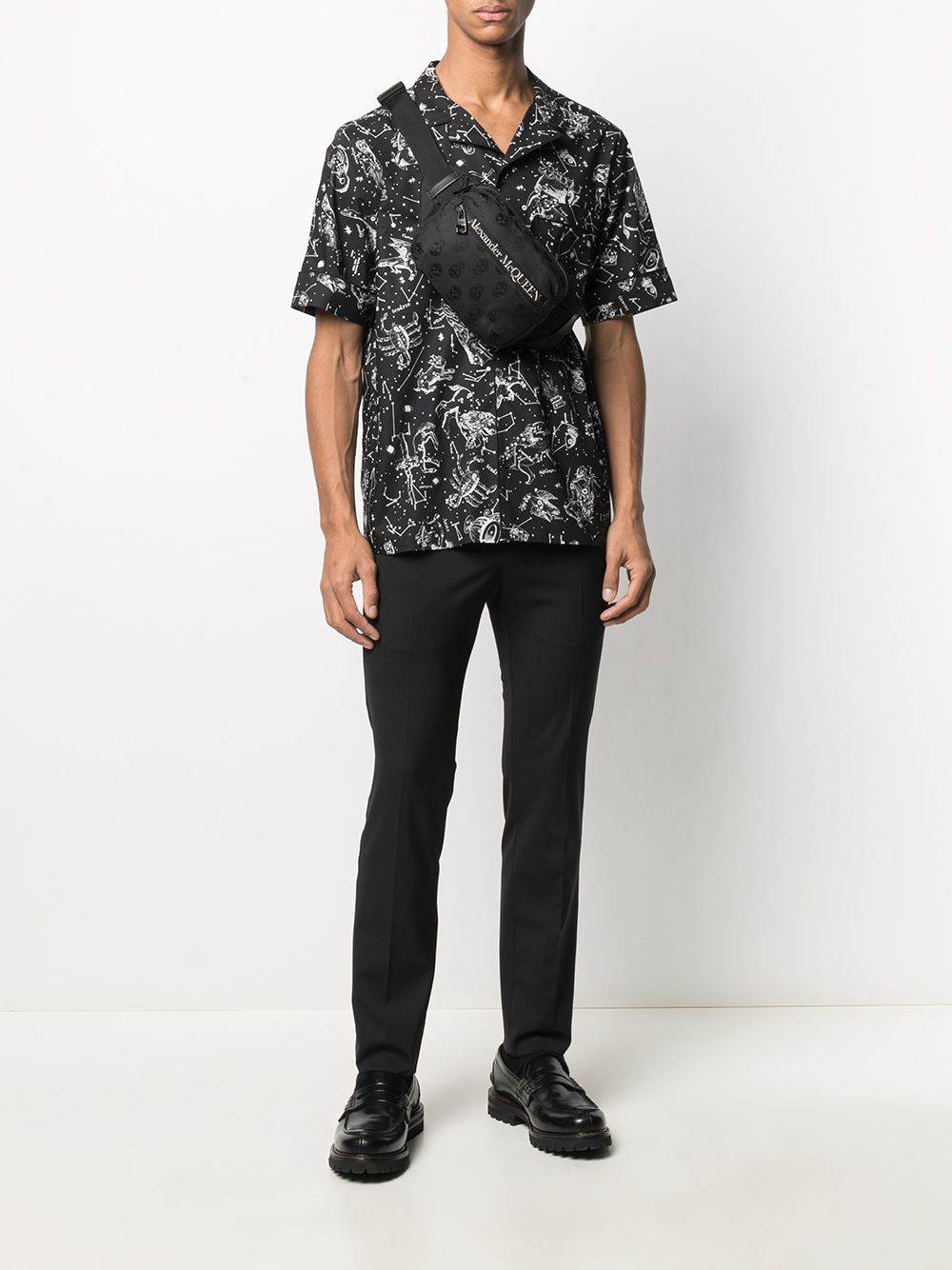 Alexander McQueen logo-print belt bag