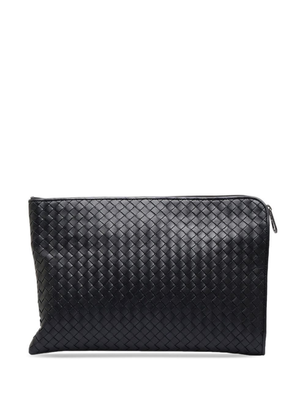 Bo*te*ga ve*ne*ta   intrecciato zipped clutch