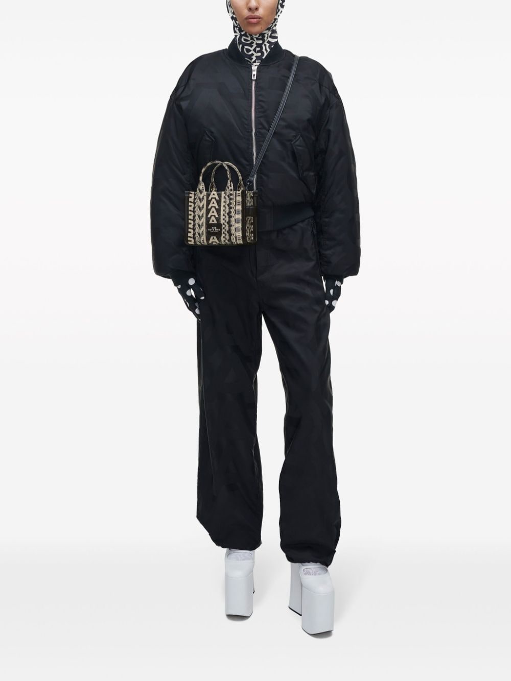 Marc Jacobs The Mini monogram-lenticular tote bag