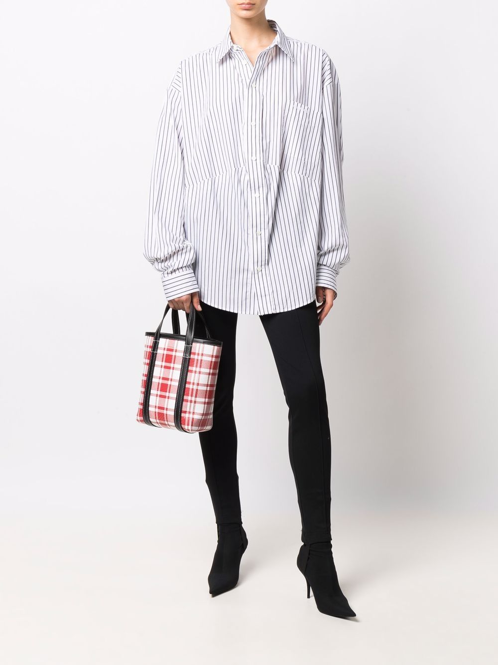 ba*len*cia*ga small barbes N0*H-south shopper bag