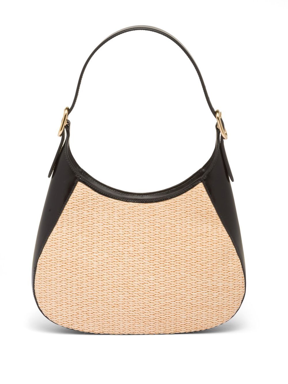 Pra*a triangle-logo shoulder bag