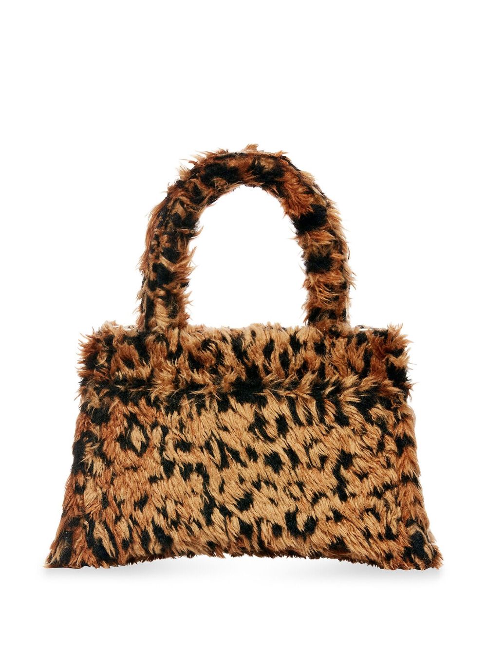 Ba*len*cia*ga small hourglass faux-fur mini bag