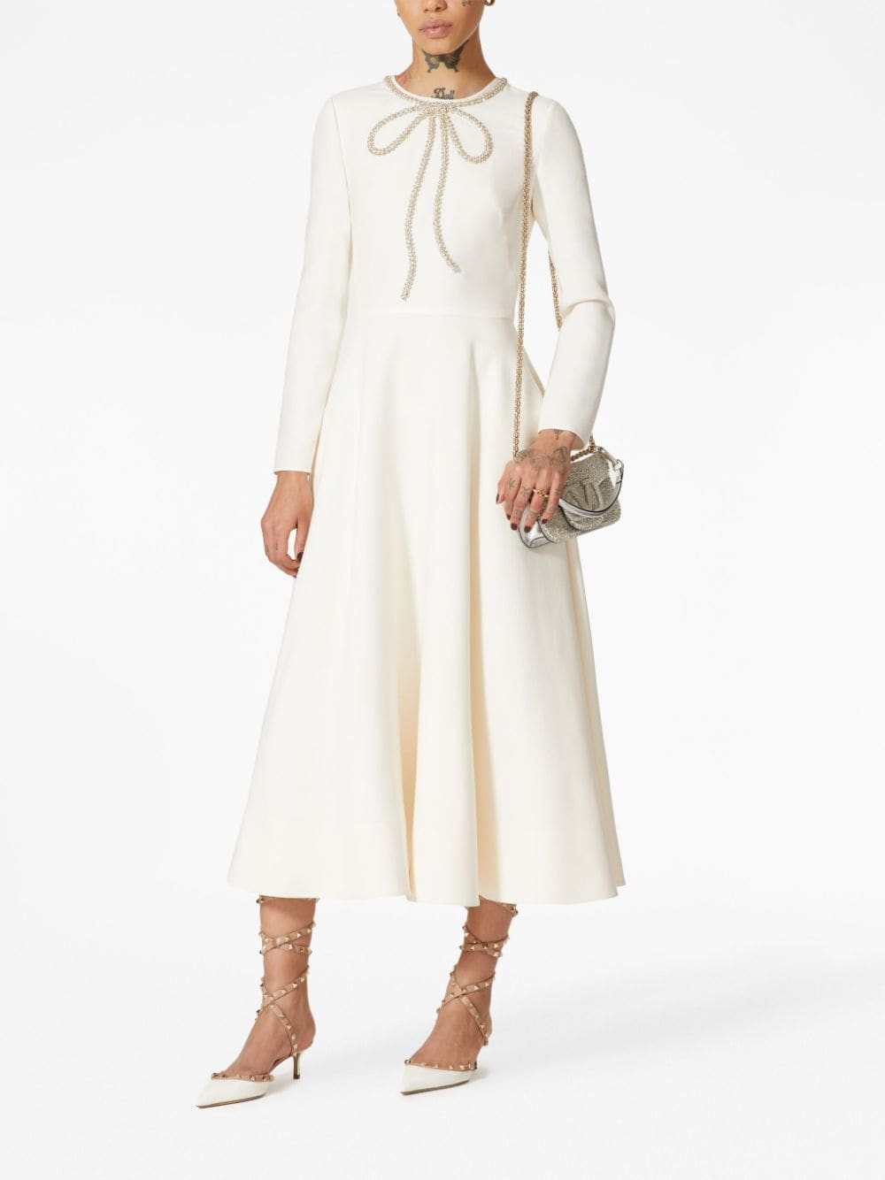 Valentino Garavani small Locò embroidered shoulder bag